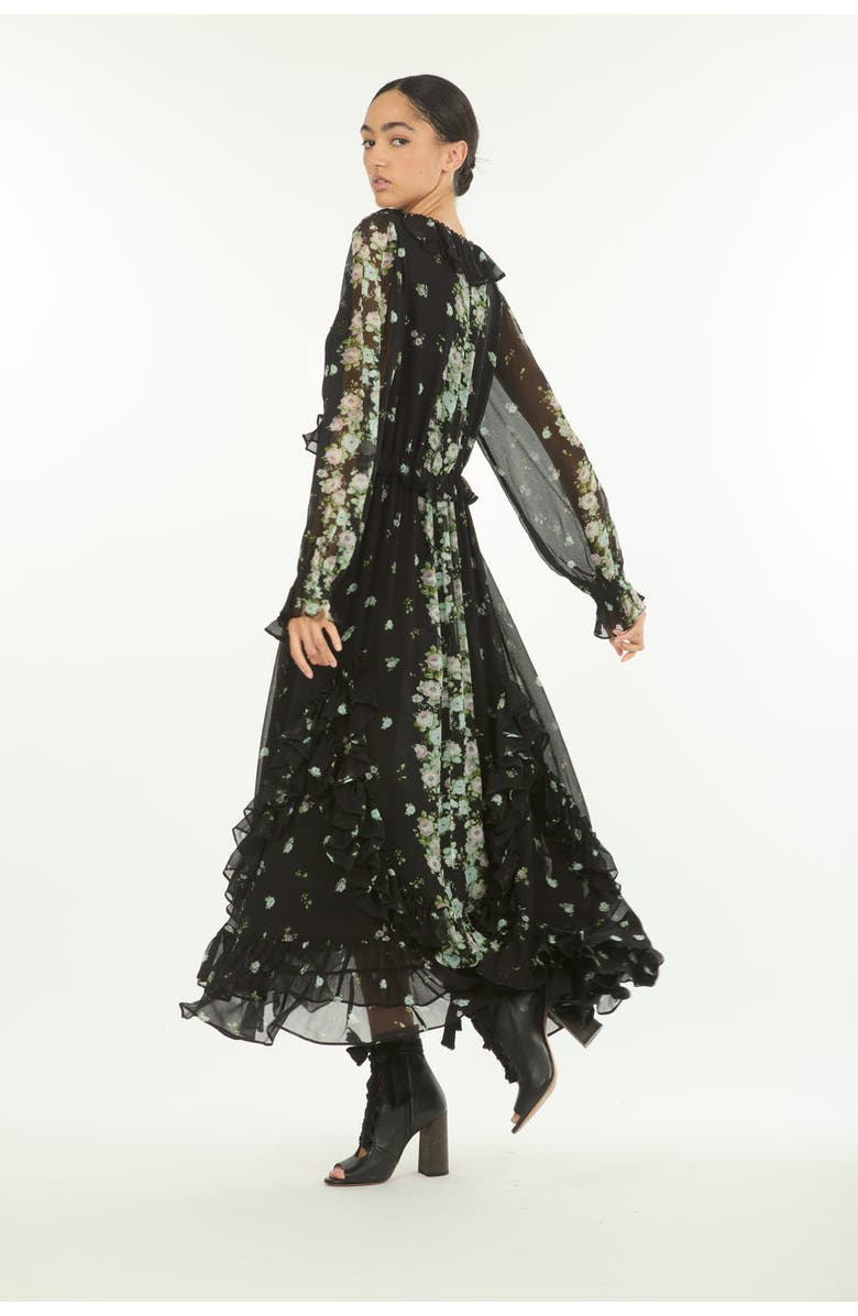 SECRET MISSION Brighton Dress, Alternate, color, Black Floral Alley