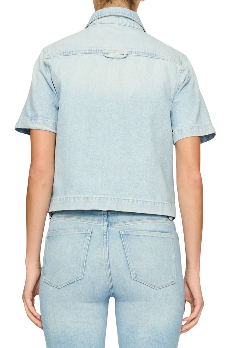 DL1961 Montauk Short Sleeve Denim Shirt, Alternate, color,