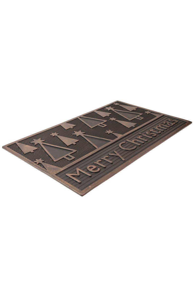 Northlight Black and Gold Merry Christmas Doormat 18" x 30", Alternate, color, 