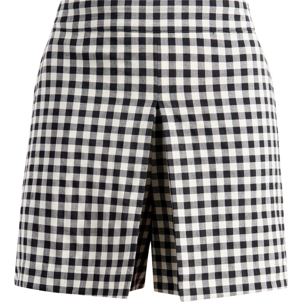 MADEWELL MADEWELL GINGHAM MINISKORT