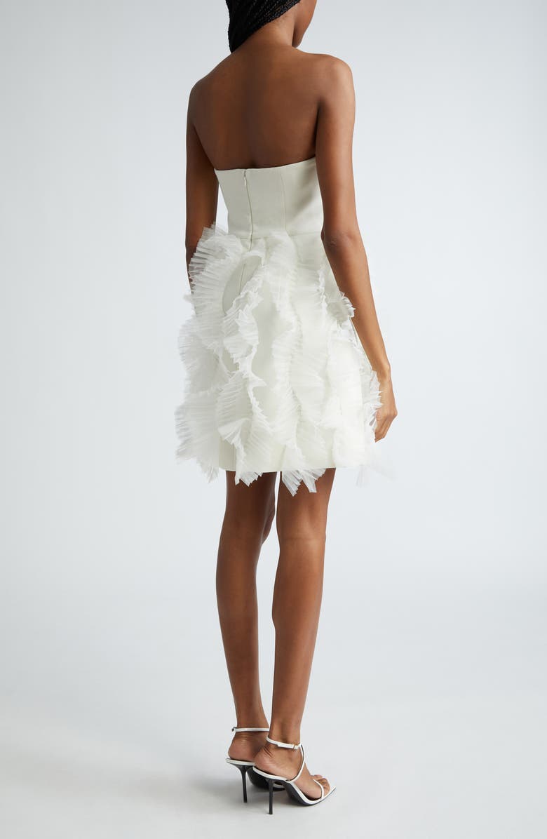 Cinq à Sept Ryan Ruffle Strapless Dress, Alternate, color, 