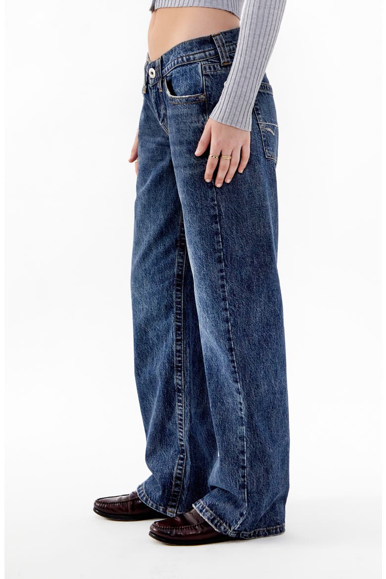 Kayla Low Rise Wide Leg Jeans, Alternate, color, DARK VINTAGE