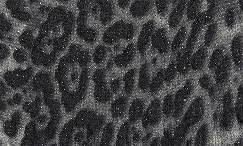 Sofia Cashmere Faux Fur Pom Cashmere Lurex Knit Beanie In Gray