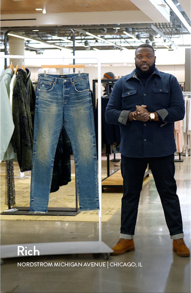 2 Year Dirty Fade Straight Leg Jeans, sales video thumbnail