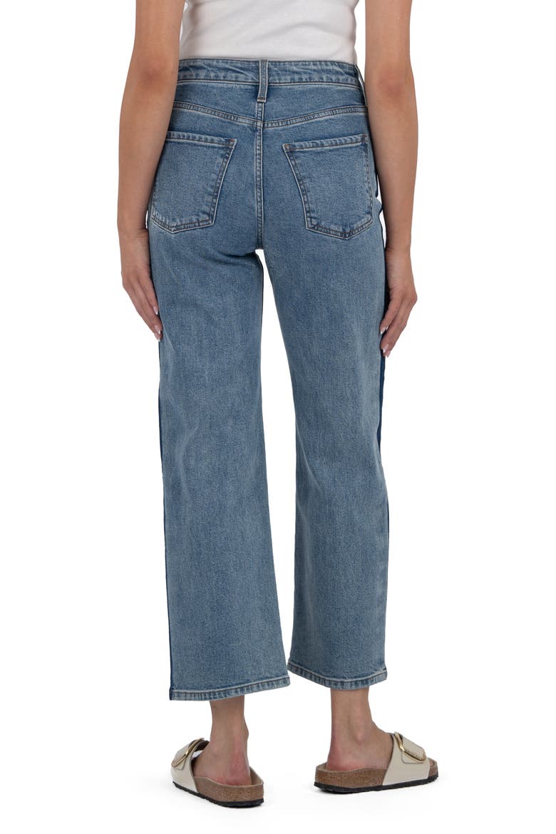 High Waist Wide Leg Jeans, Alternate, color, INTENSE