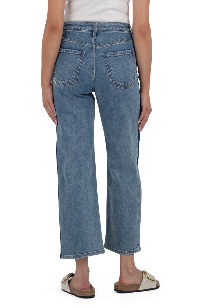 KUT from the Kloth High Waist Wide Leg Jeans, Alternate, color, Intense