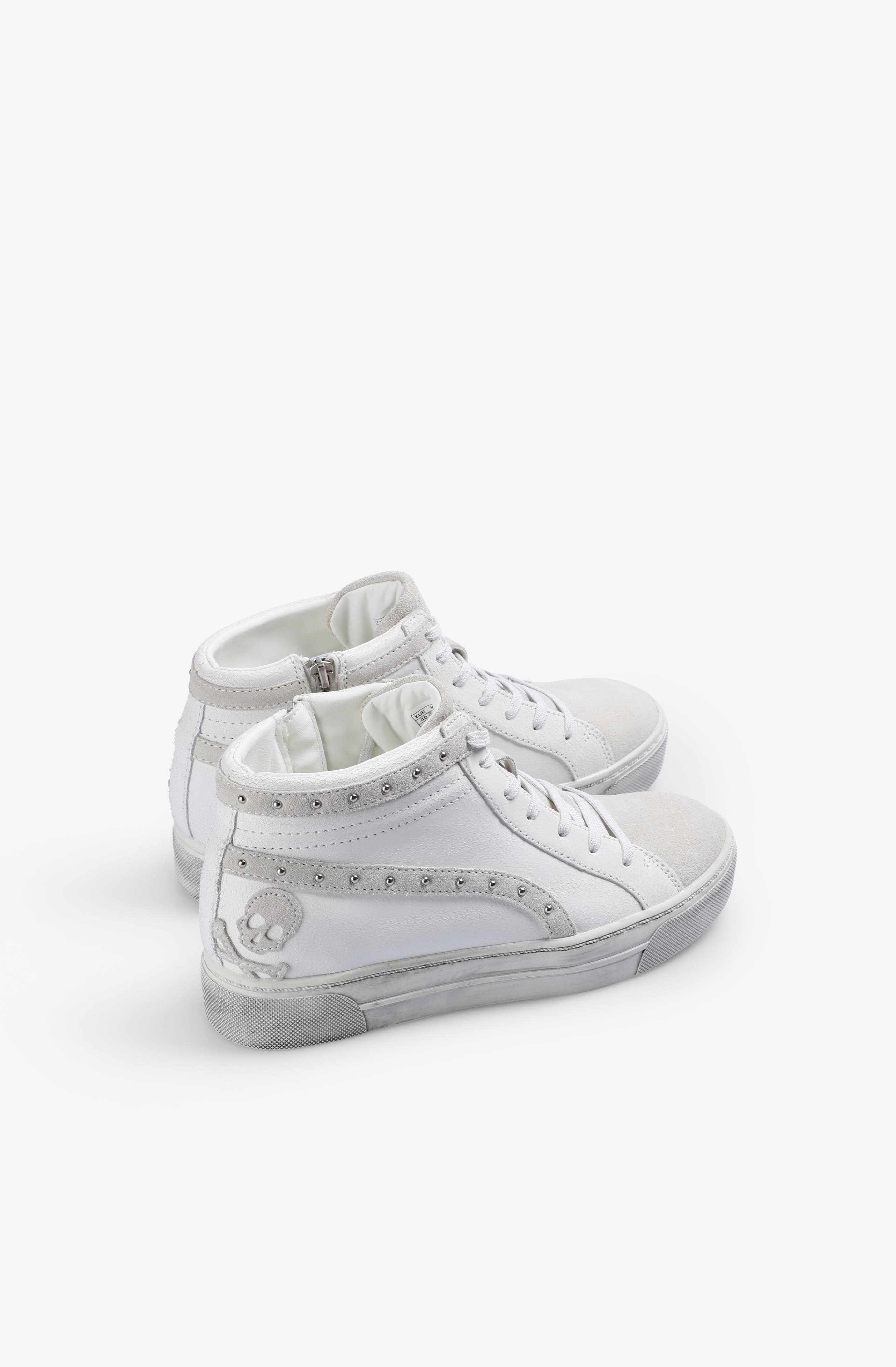 Scalpers Studs High Sneakers W, Alternate, color, Offwhite