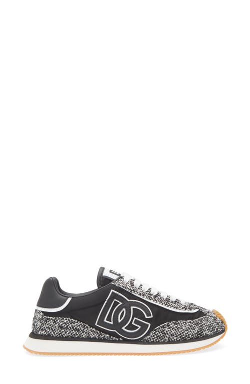 Dolce & Gabbana Dolce&gabbana Dg Cushion Mixed Media Sneaker In Multi