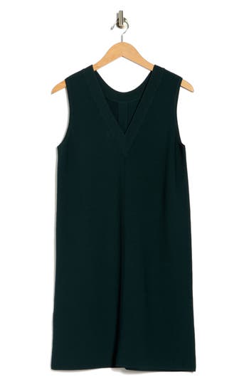 Theory Easy Crewneck Sweaterdress In Green