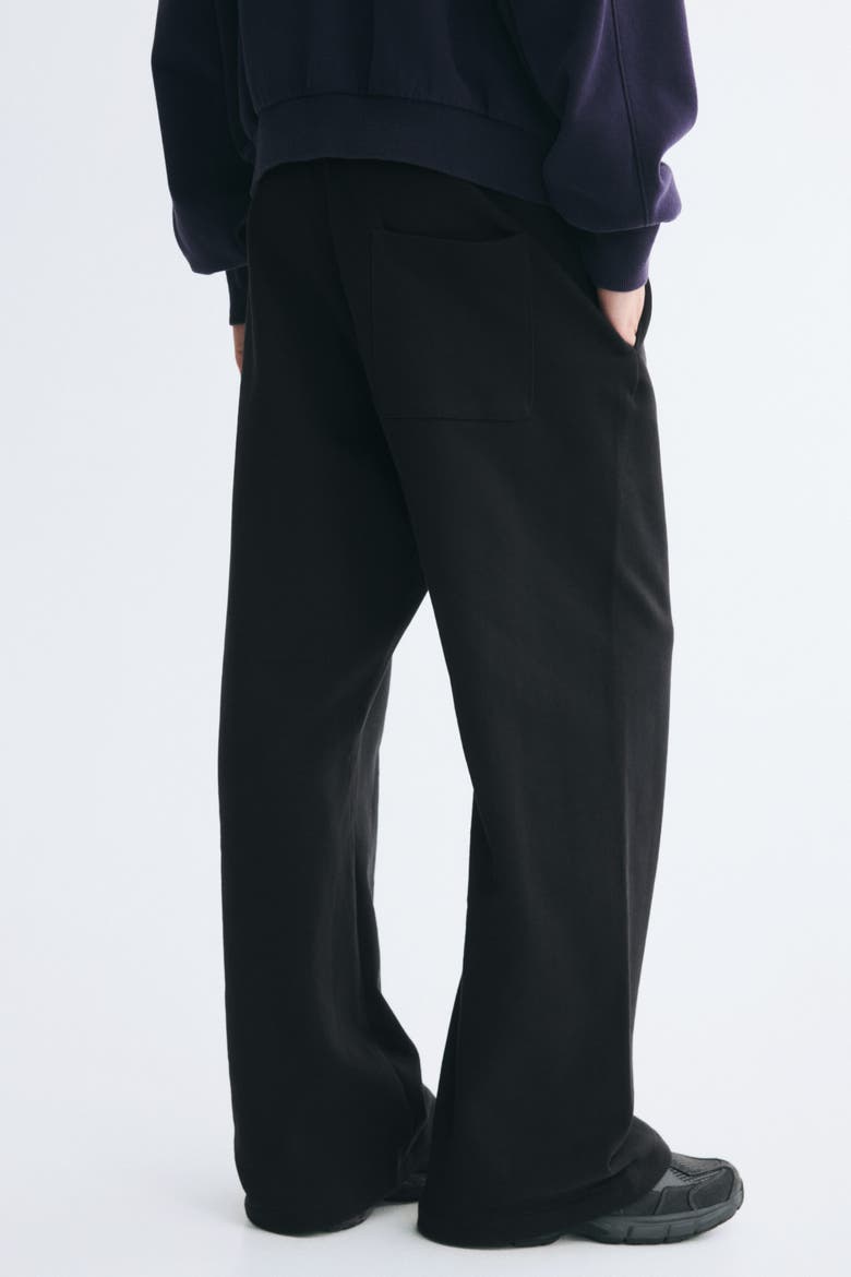 Relaxed-Fit Cotton Sweatpants, Alternate, color, Black