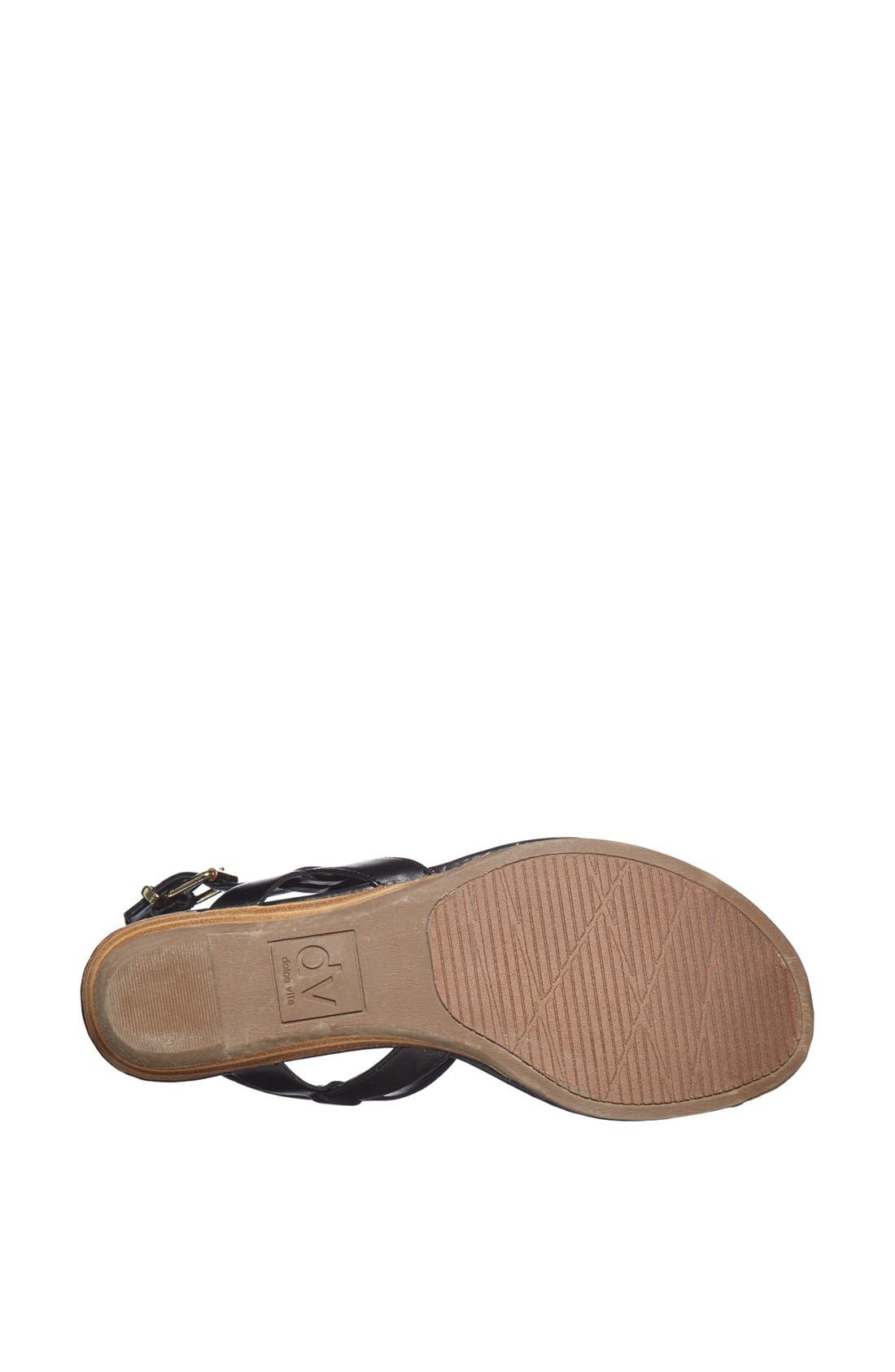 DV by Dolce Vita 'Abley' Thong Sandal, Alternate, color, BLACK