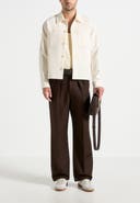 Manière De Voir Benoit Twill Cropped Shirt