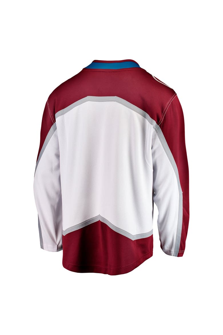 Men's Fanatics White Colorado Avalanche Away Breakaway Jersey, Alternate, color, White