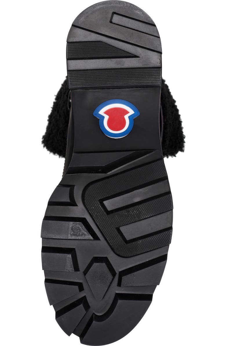 Moncler Corinne Faux Shearling Cuff Hiking Boot, Alternate, color,