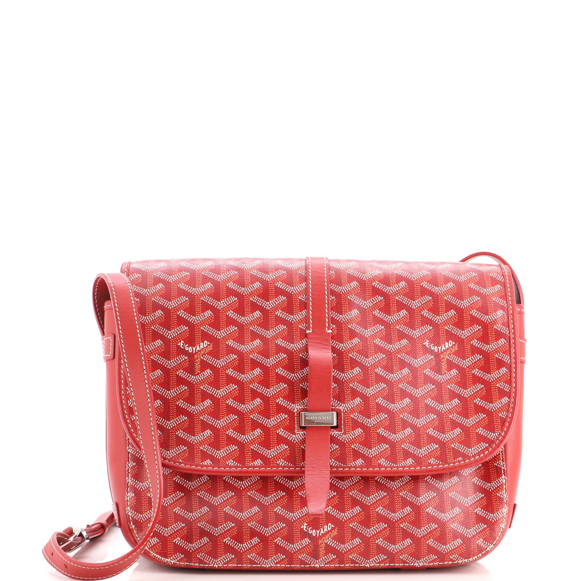 Belvedere II Messenger Bag Coated Canvas MM, Main, color, Red