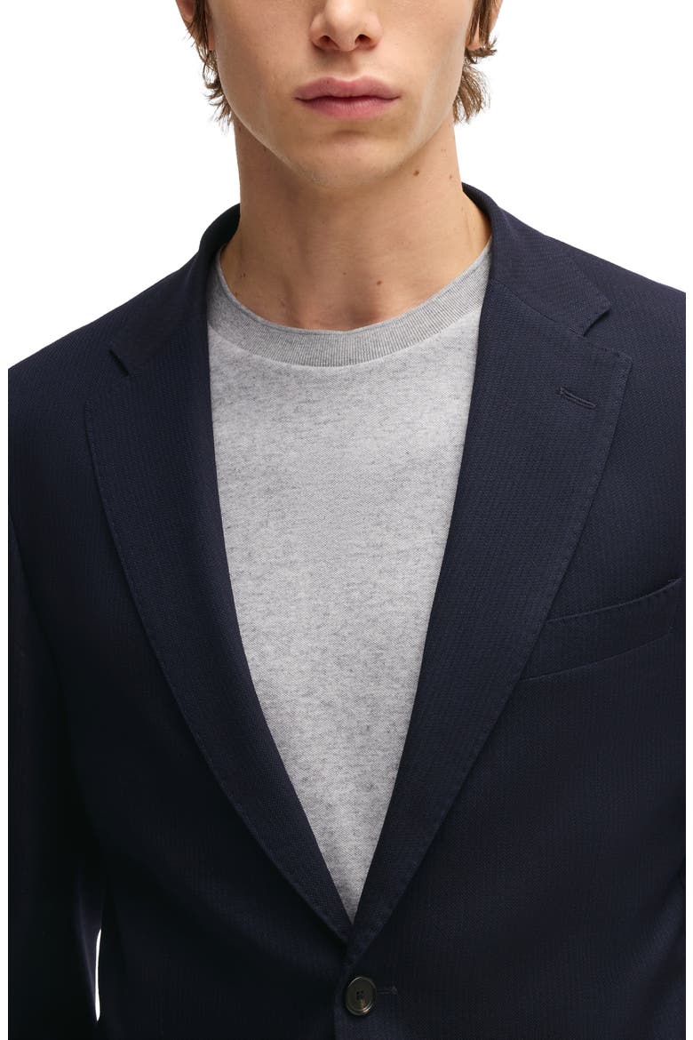 Heston Slim Fit Navy Stretch Wool Blend Sport Coat, Alternate, color, DARK BLUE