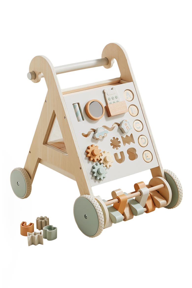 Step Right Up Activity Walker, Main, color, NATURAL WOOD