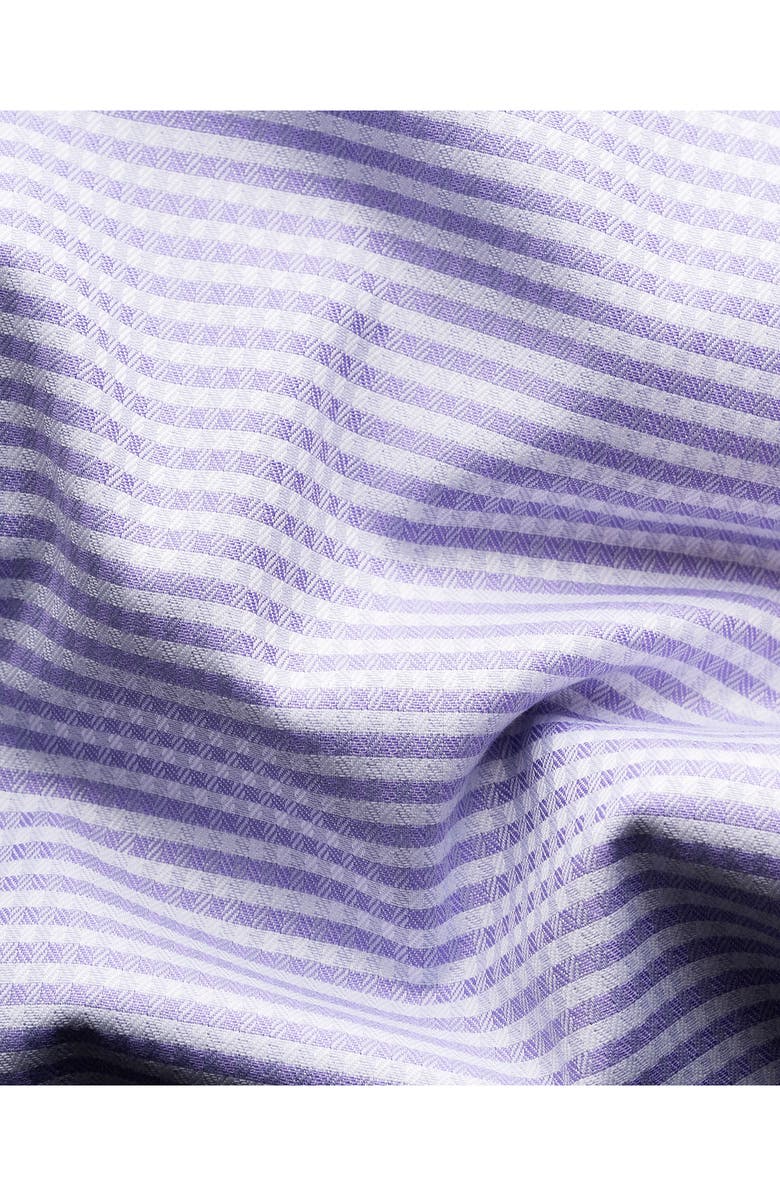 Eton Contemporary Fit Check Dress Shirt, Alternate, color, Medium Purple