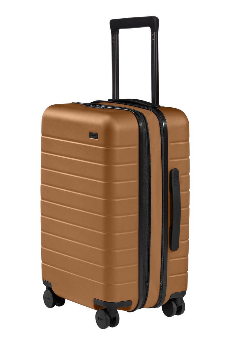 The Flex Carry-On Suitcase (Nordstrom Exclusive), Alternate, color, TAWNY BROWN