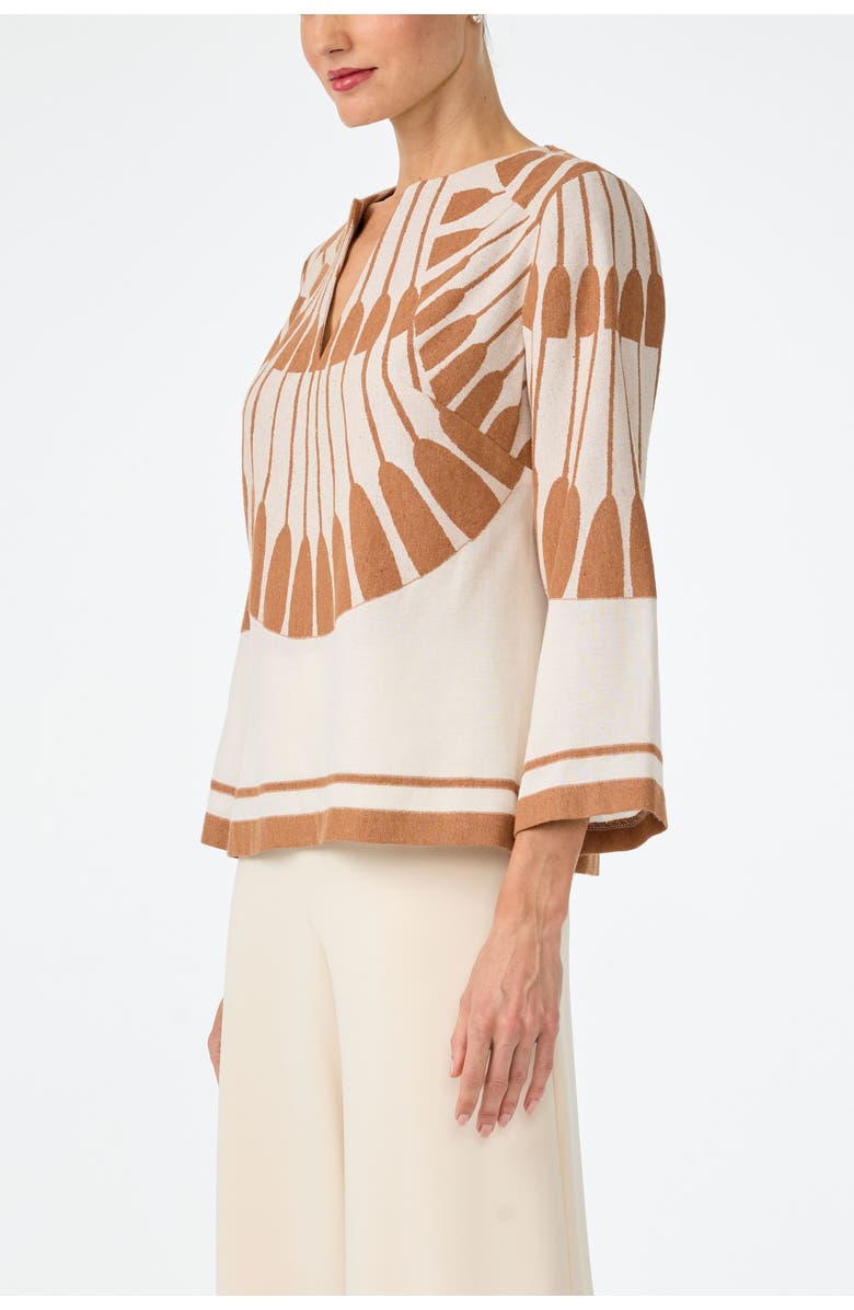 Trina Turk Amy Fil Coupe Top, Alternate, color, Poplar/Doe