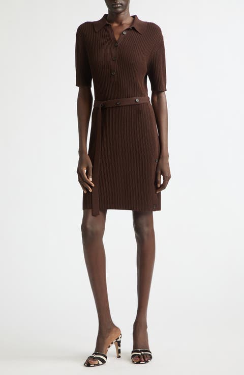 Rib Polo Dress