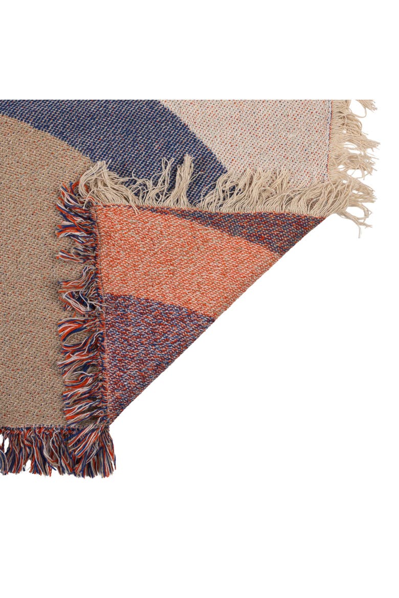 Throw Blanket with Abstract Design, Alternate, color, Multicolor