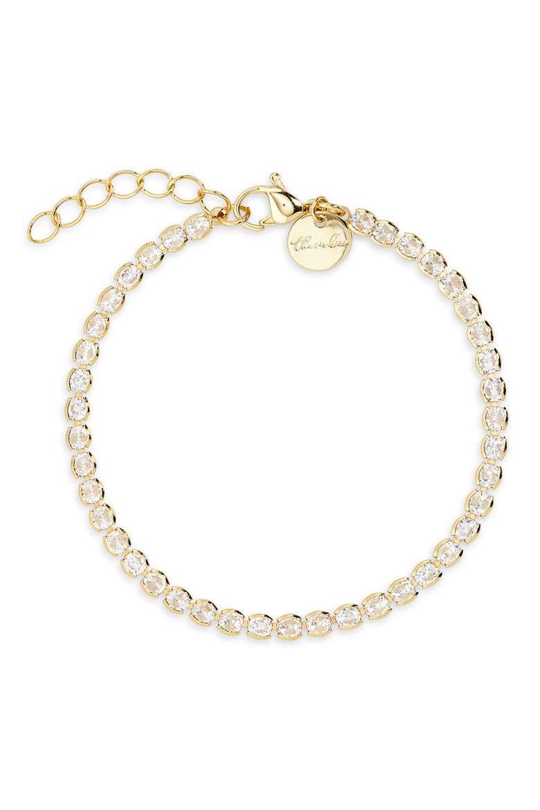 The Meg Tennis Bracelet, Main, color, GOLD