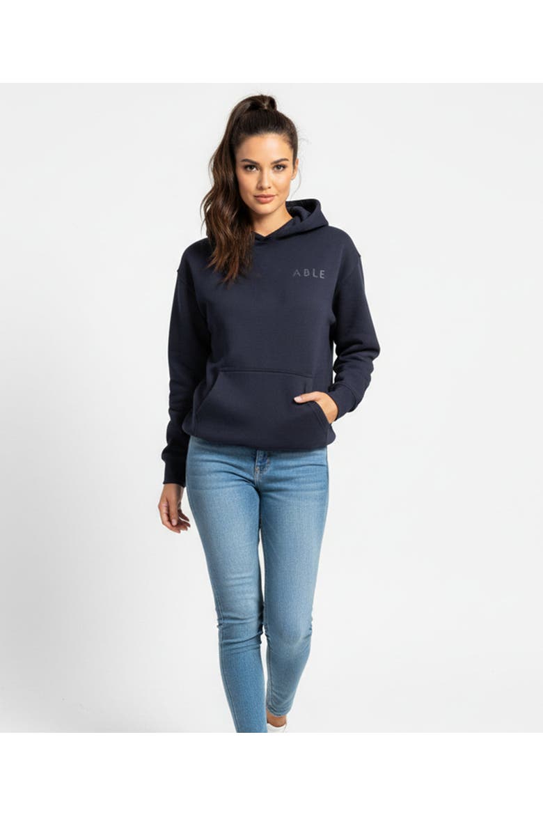 Signature Hoodie Sweatshirt Navy Ink, Main, color, Navy Ink