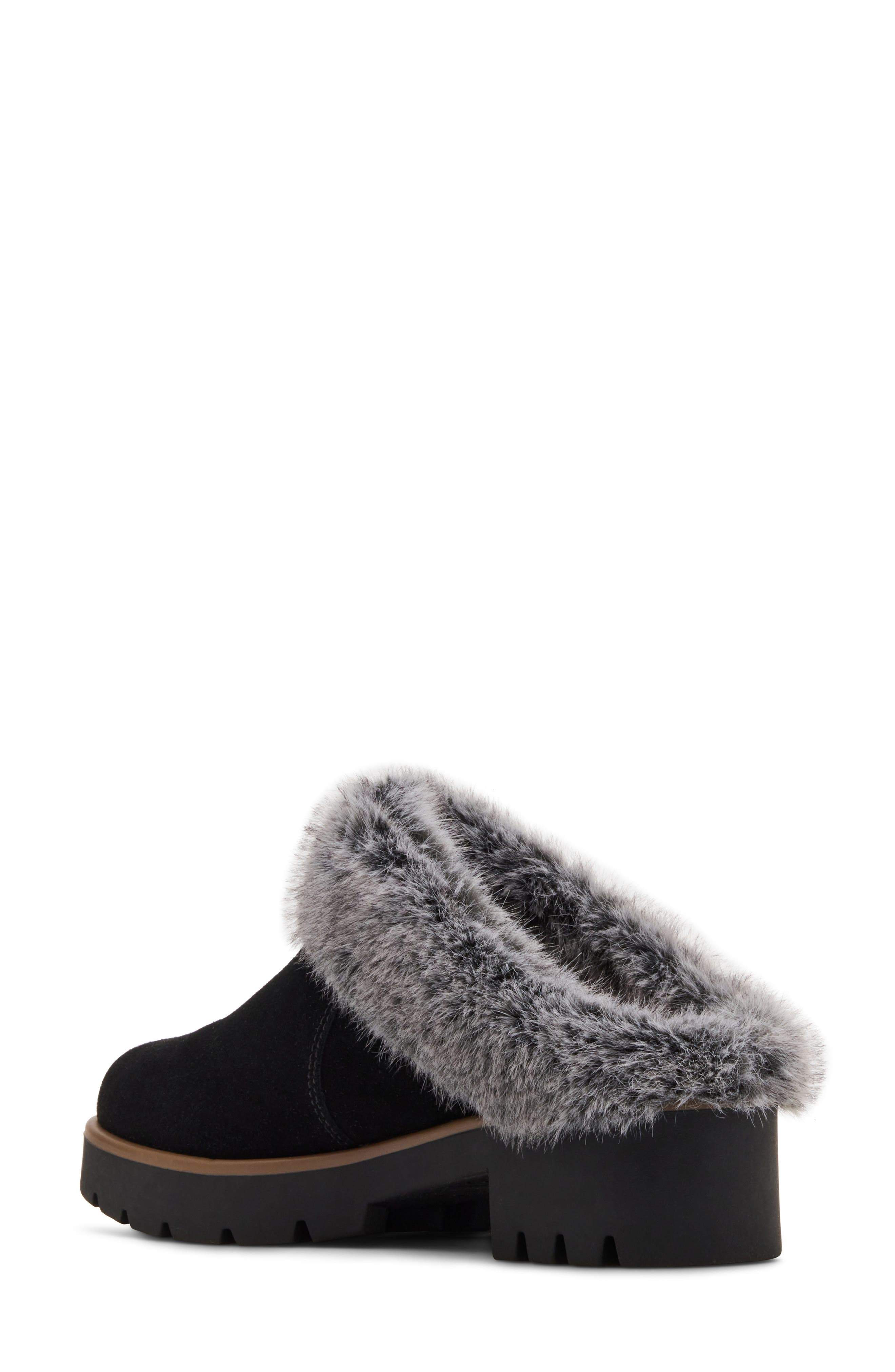 Blondo Karoline Faux Fur Clog, Alternate, color, 