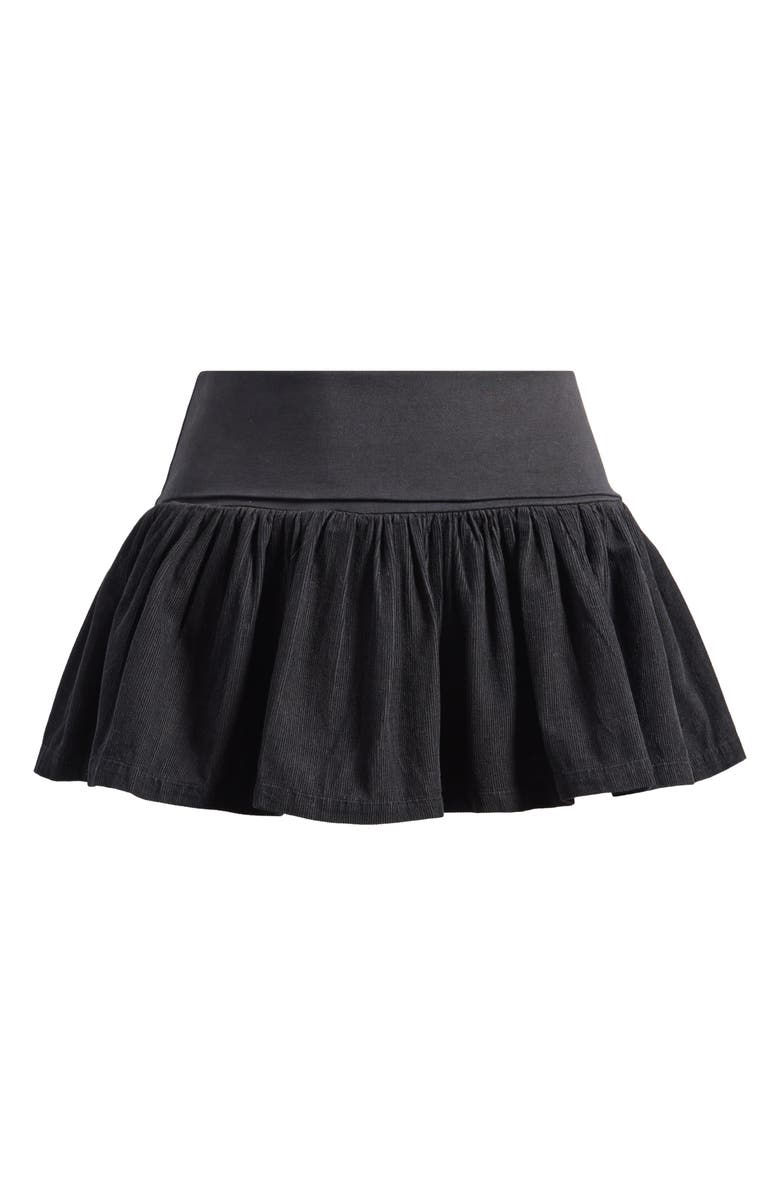 BDG Urban Outfitters Byrdie Stretch Cotton Miniskort, Alternate, color, Black