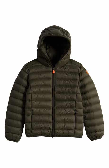 Save The Duck Kids' Dony Hooded Nylon Puffer Jacket