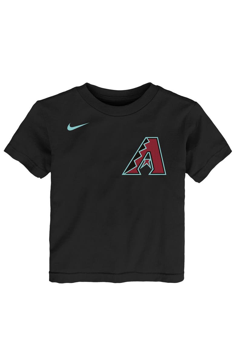 Nike Toddler Nike Corbin Carroll Black Arizona Diamondbacks 2024 Fuse Name & Number T-Shirt, Alternate, color, 