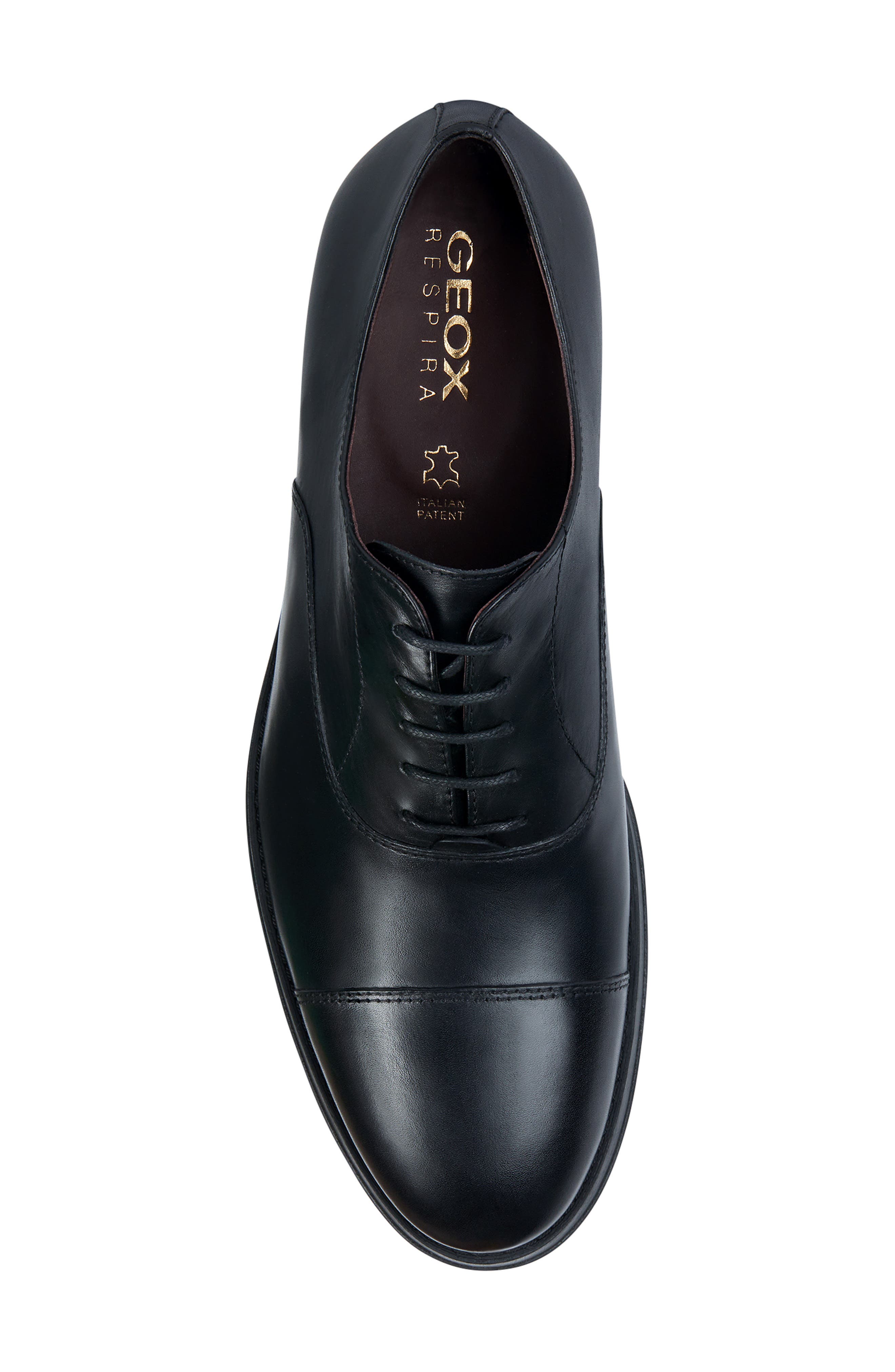 Geox Decio Water Resistant Cap Toe Oxford, Alternate, color, 