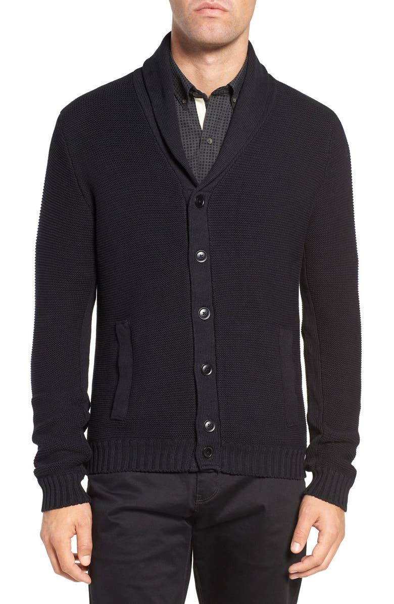 W.R.K Cypress Cotton Shawl Collar Cardigan, Main, color, 