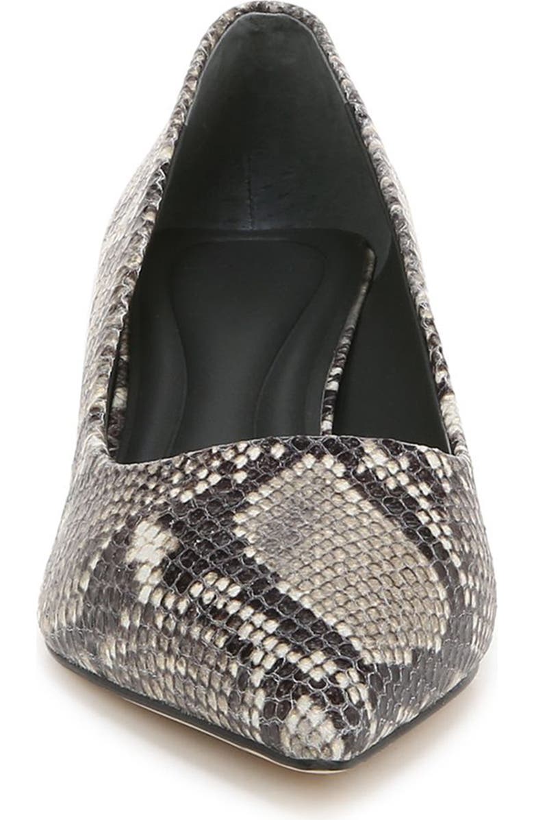 SARTO by Franco Sarto Diva Pointed Toe Kitten Heel Pump, Alternate, color, Grey