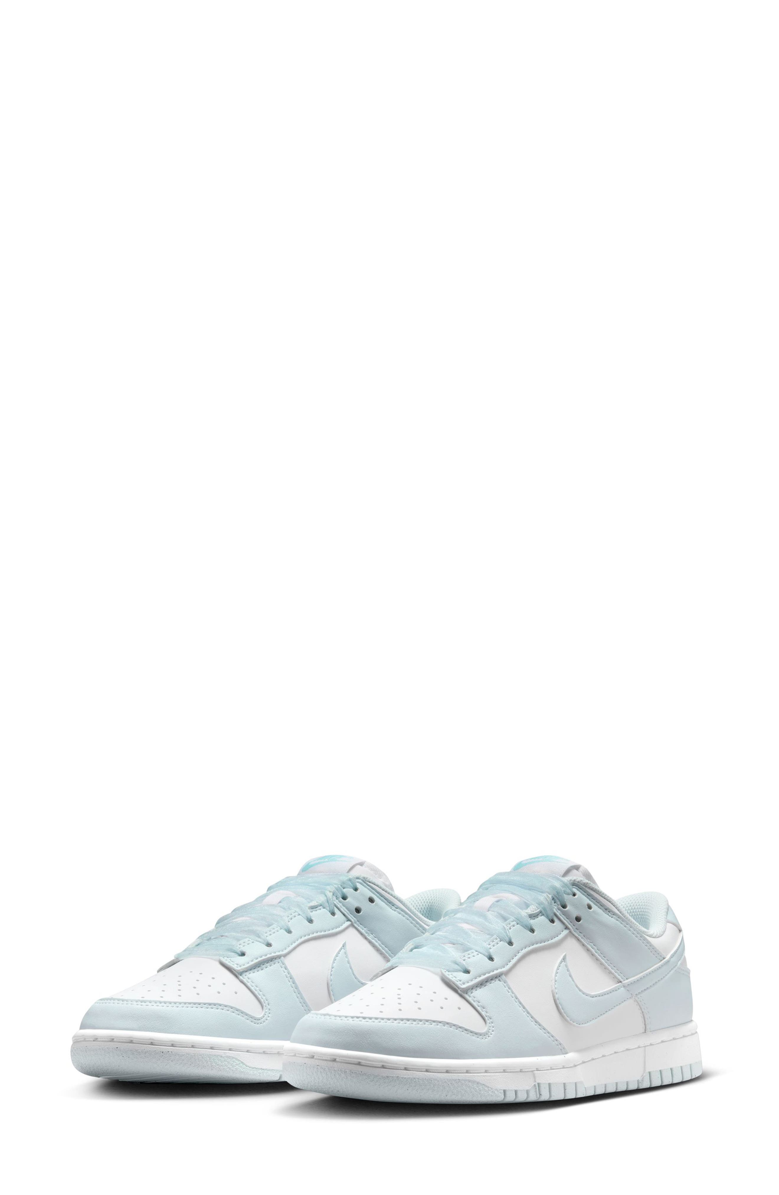 Dunk Low Next Nature Sneaker, Main, color, WHITE/ BLUE TINT