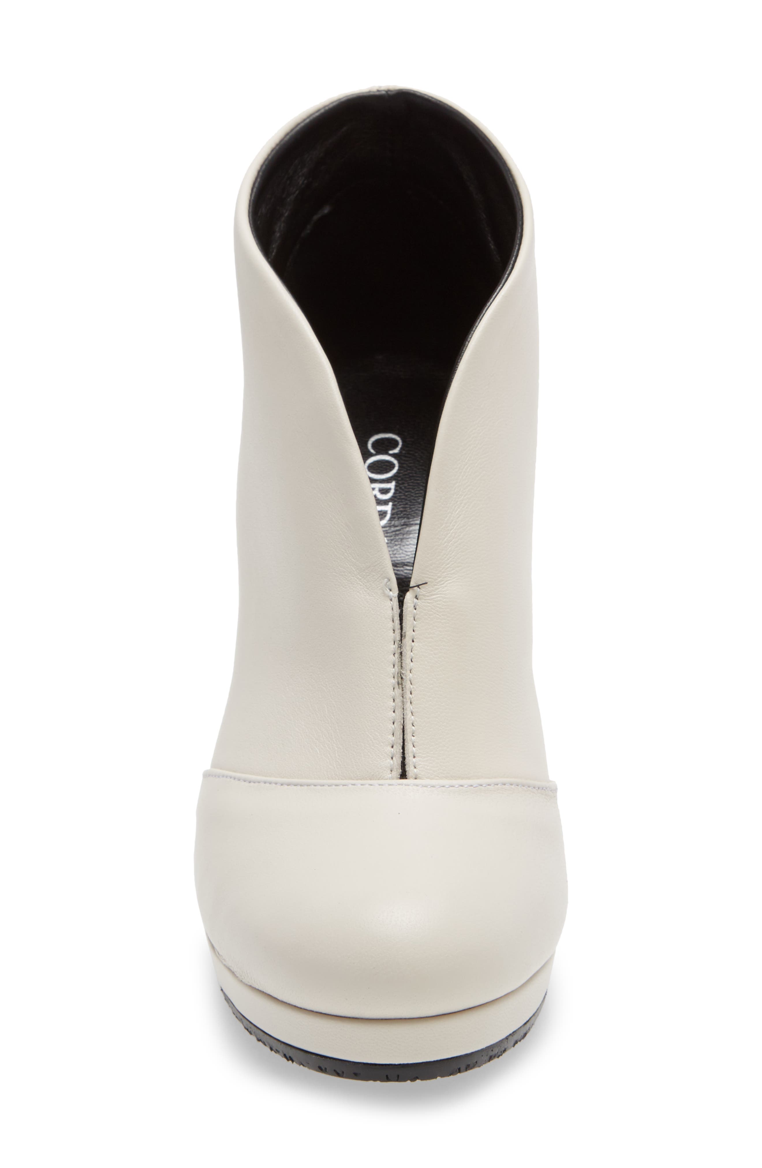 Noble Bootie, Alternate, color, WHITE LEATHER
