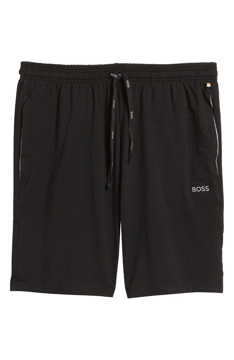 BOSS Mix Match Pajama Shorts, Alternate, color, Black