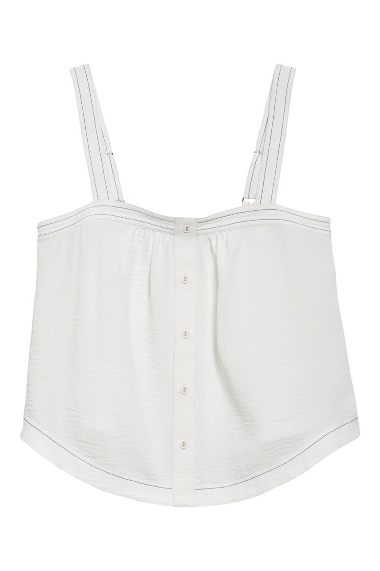 Maisey Contrast Stitch Camisole, Alternate, color, IVORY