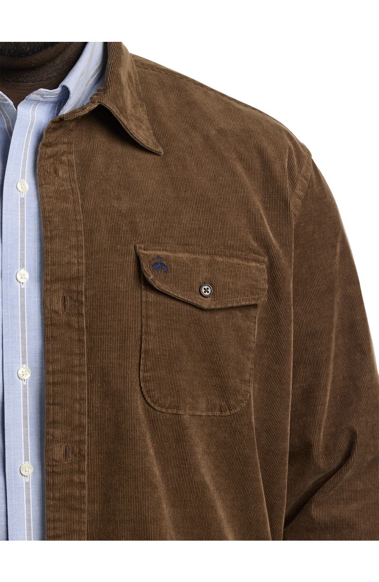 Brooks Brothers Corduroy Shirt Jacket, Alternate, color, 