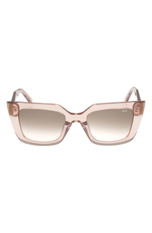 Abercrombie & Fitch 51mm Cat Eye Sunglasses In Pink