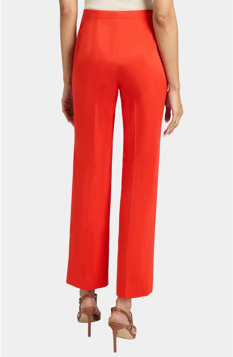 Santorelli ROMA Straight Leg Ankle Pant, Alternate, color, Poppy