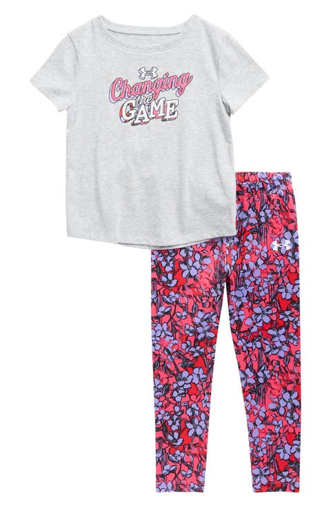 Kids' UA Graphic Print T-Shirt & Legging Set (Toddler & Little Kid)