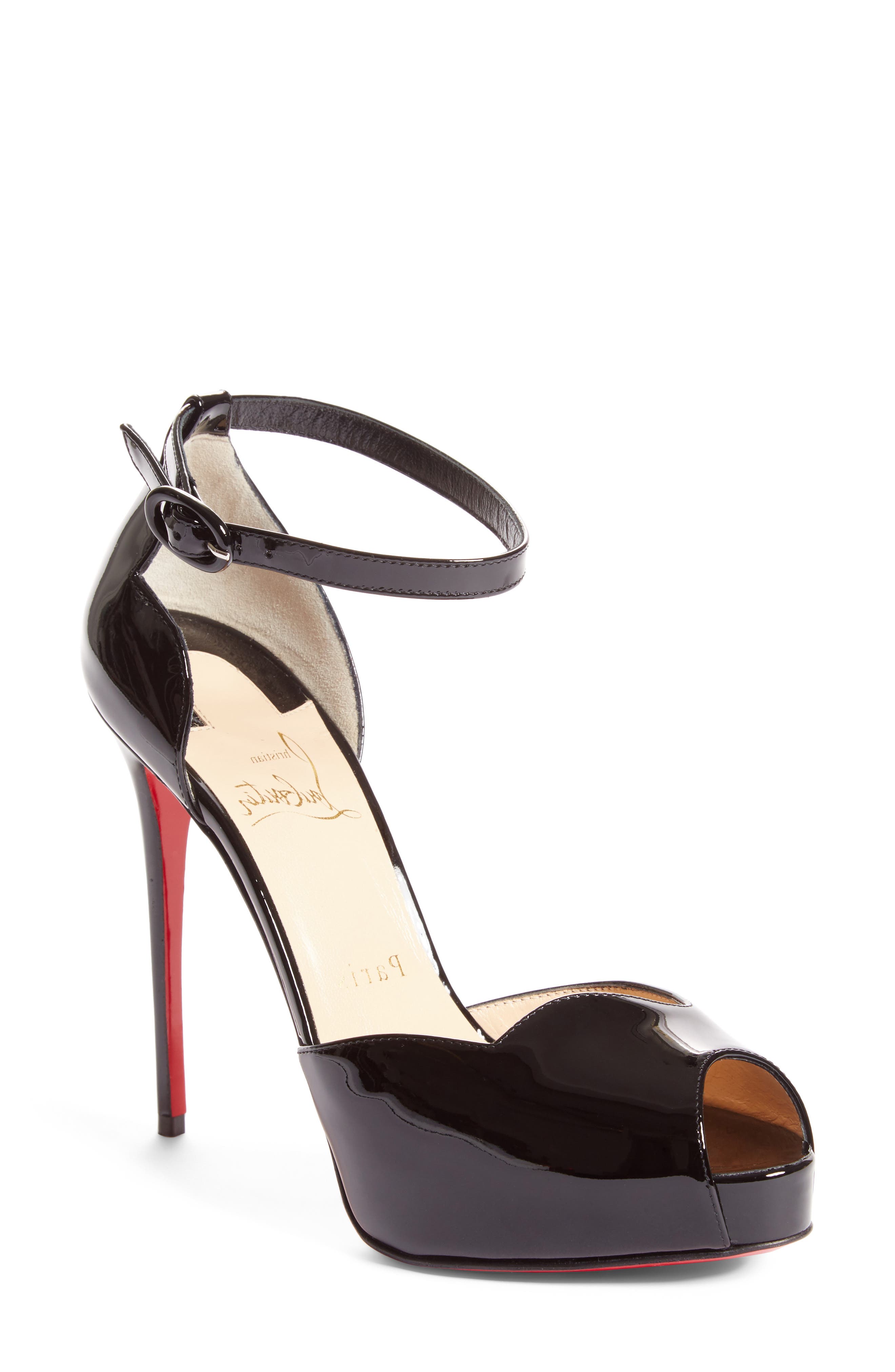 Christian Louboutin Aketata Ankle Strap Sandal, Main, color, 