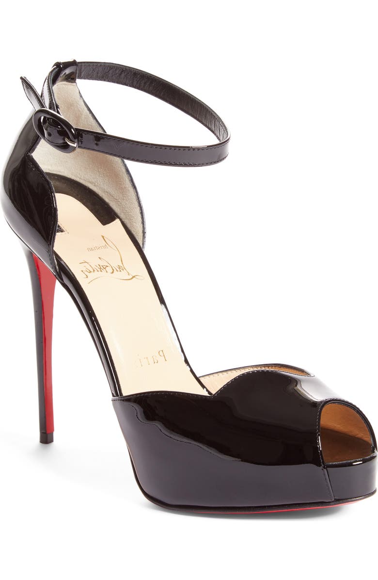 Christian Louboutin Aketata Ankle Strap Sandal, Main, color,