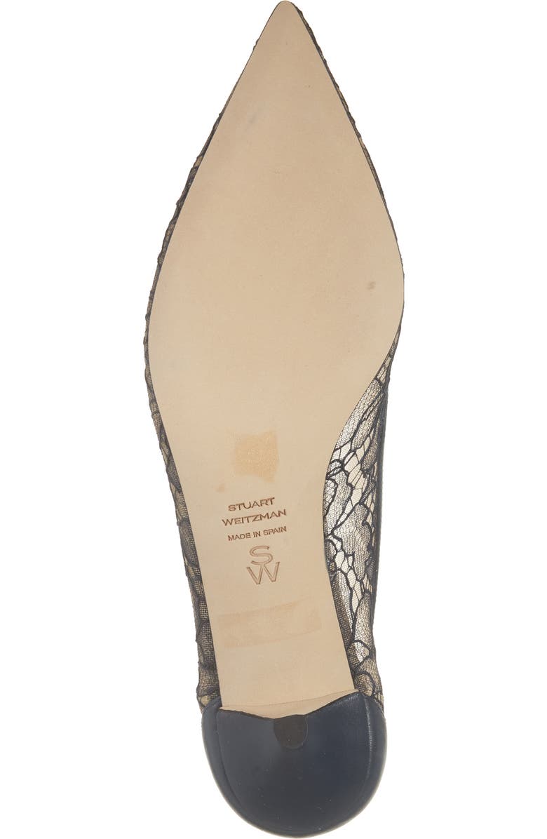 Stuart Weitzman Stuart Power 50 Pump, Alternate, color, Navy Lace
