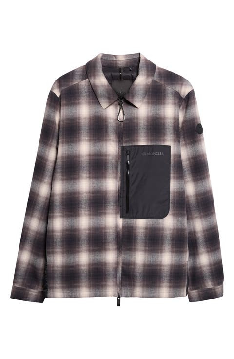 Cornisello Check Down Flannel Shirt Jacket