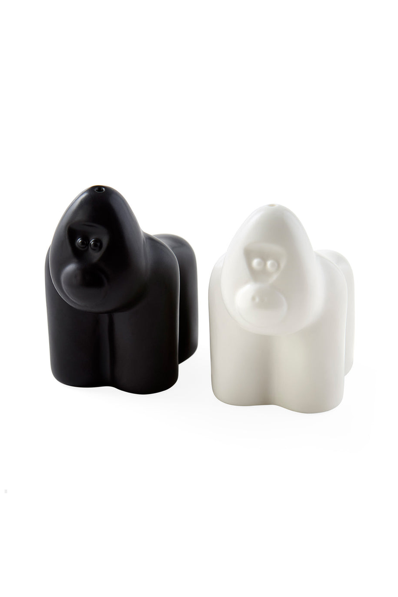 Gorilla Salt and Pepper Set, Main, color, Black / White