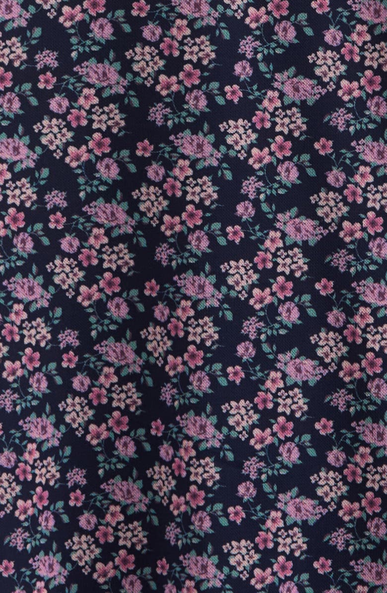 Treasure & Bond Kids' Puff Sleeve Dress Dress, Alternate, color, Navy Medieval Wild Garden