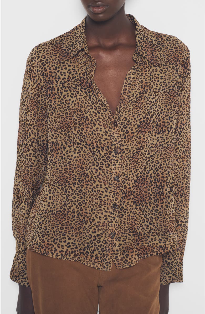 AS by DF Revolution Blouse, Alternate, color, Leopard Print
